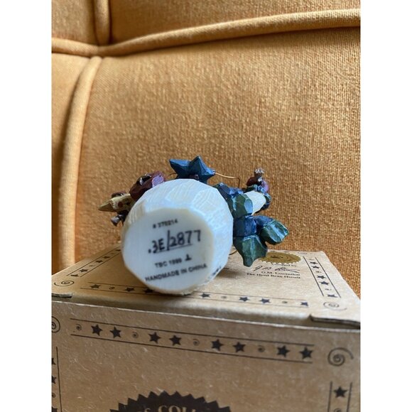 Boyds Bears Carvers Choice 1999 Avery Frostbuns Snowman Ornament Retired - Picture 6 of 7